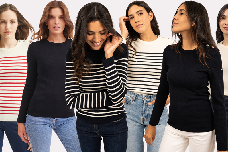 4 idées de tenues avec le pull marin Marée