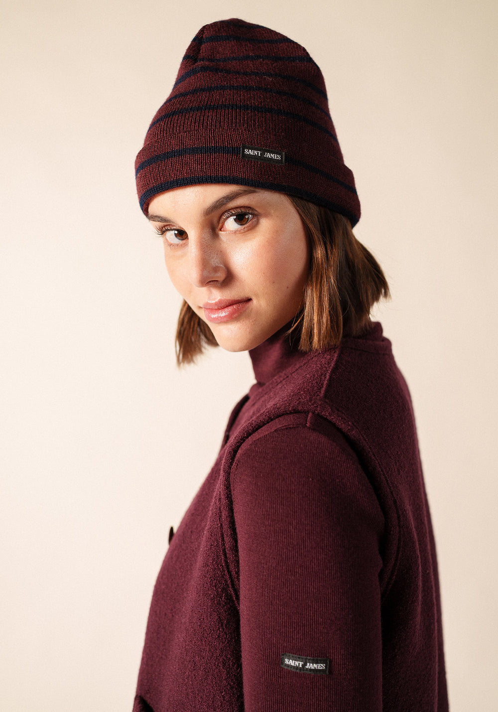 Bonnet de quart (TWEED/MARINE)