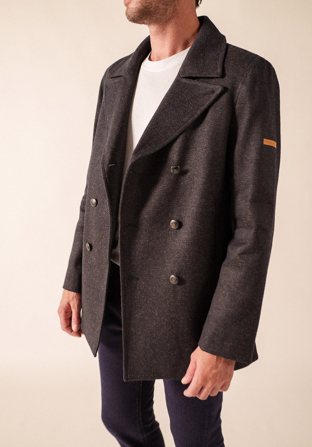 Caban Héritage homme x Atelier Tuffery (MARINE/CHANVRE)