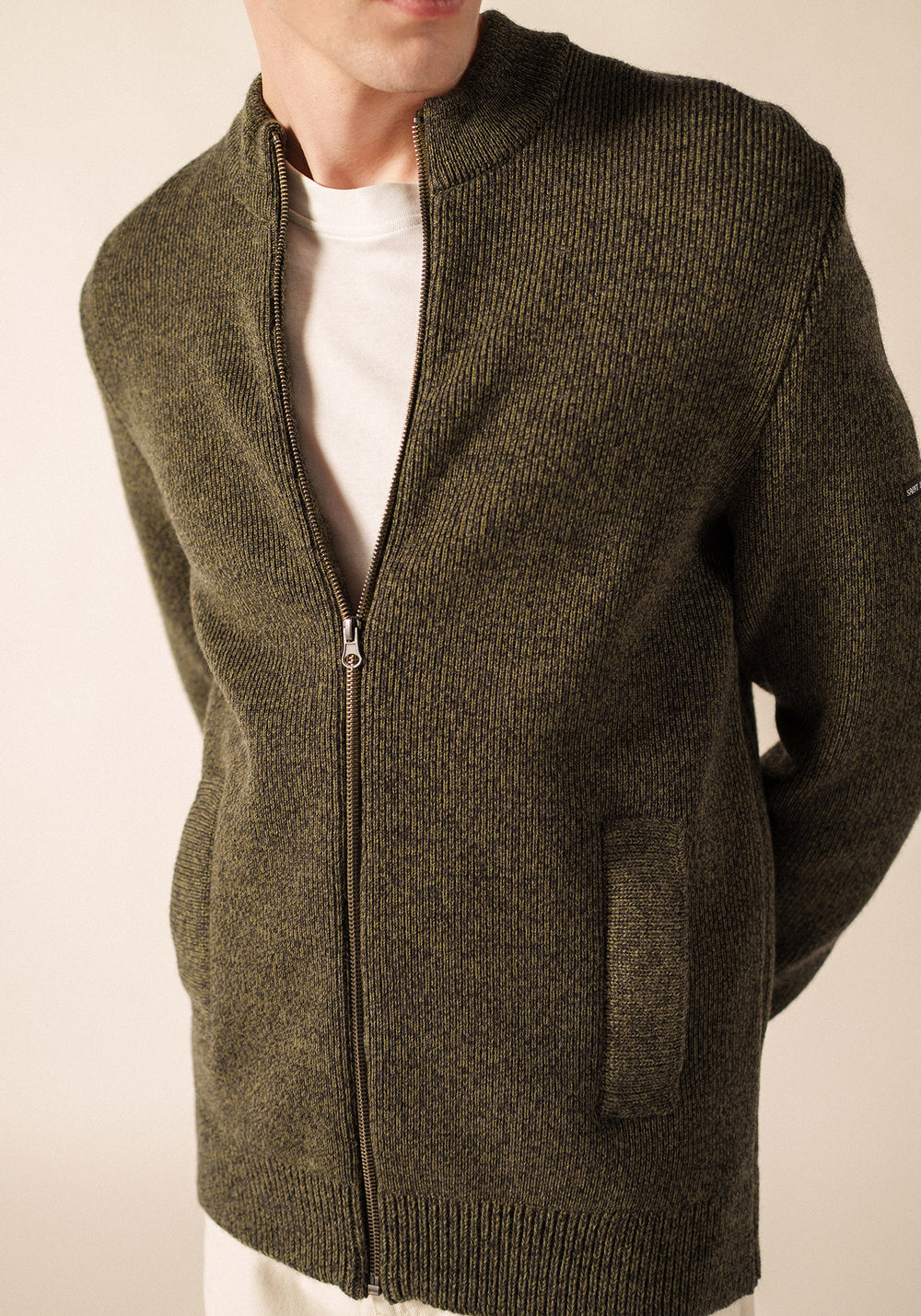 Gilet Piau (GRIS/FOUGERE)