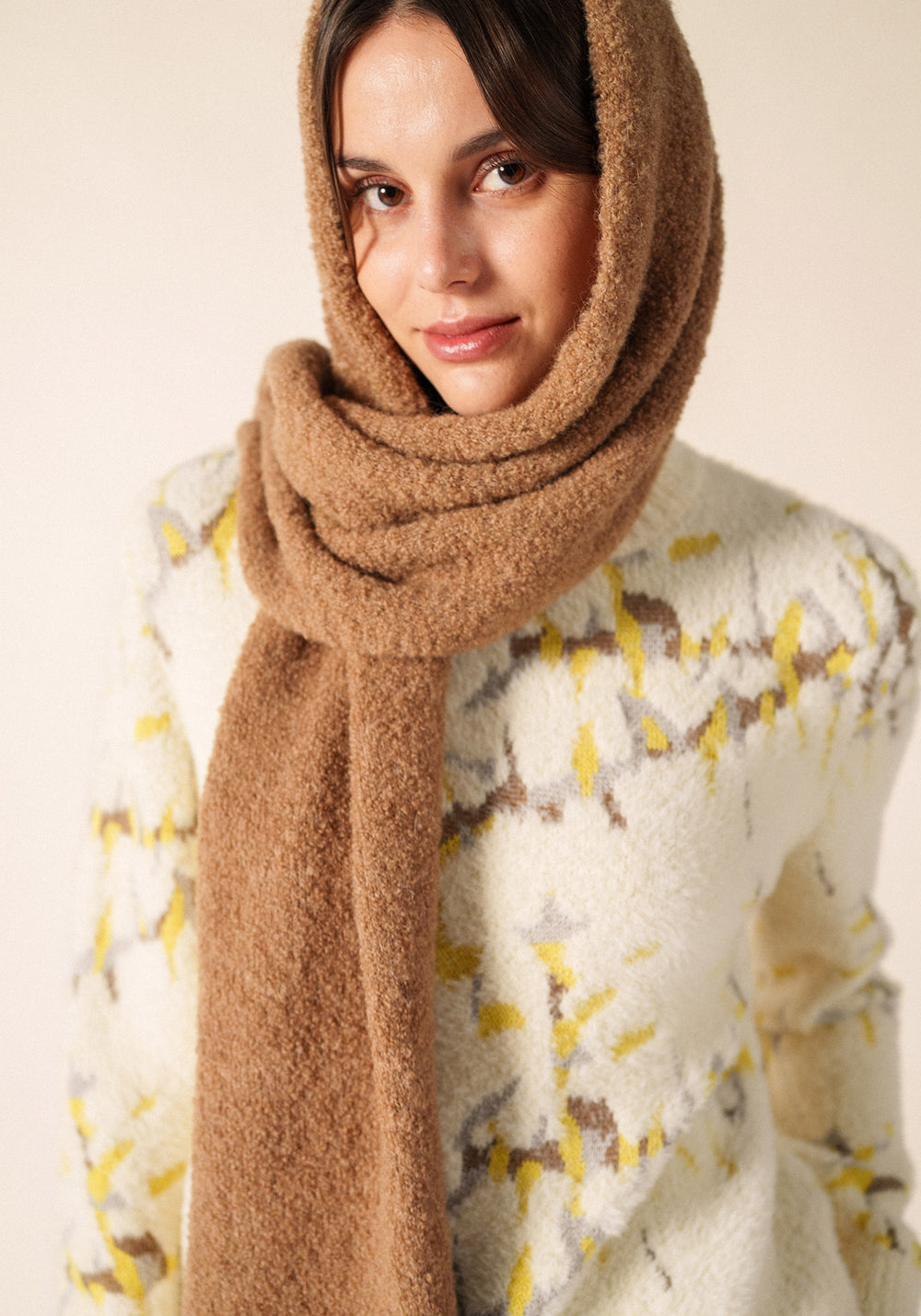 Echarpe Cadéac (BEIGE FONCE)