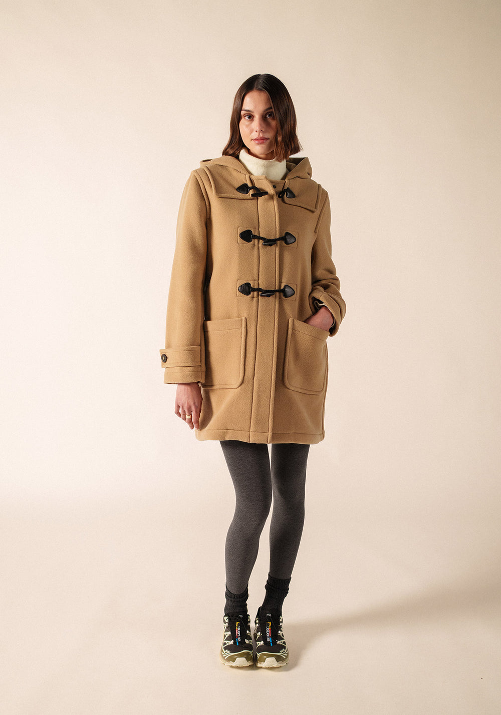Duffle-coat classique (BEIGE FONCE)