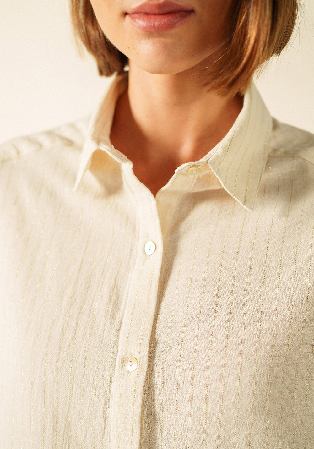 Chemise Laury (ECRU/CHAMPAGNE)