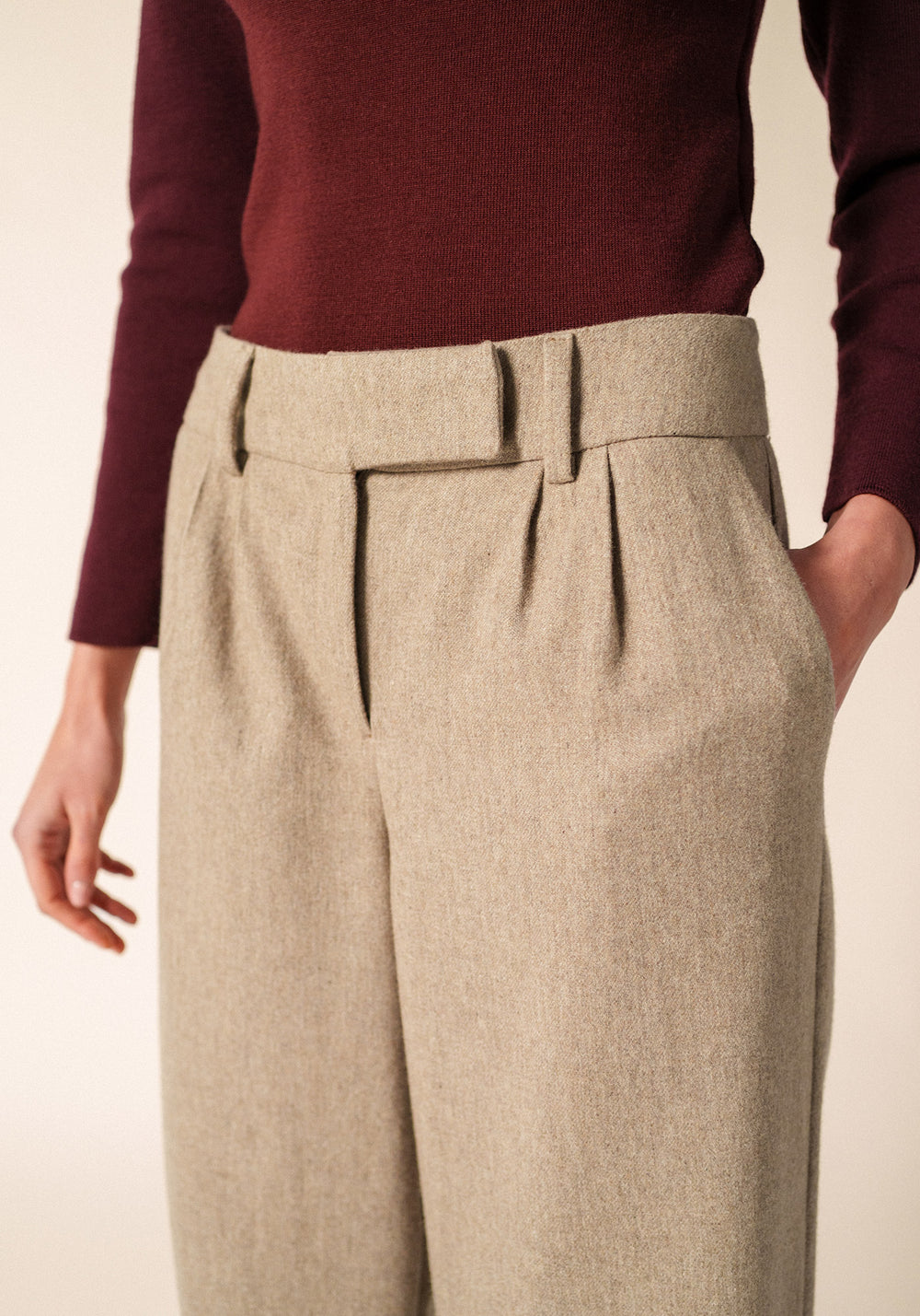 Pantalon Bianca (BEIGE FONCE)