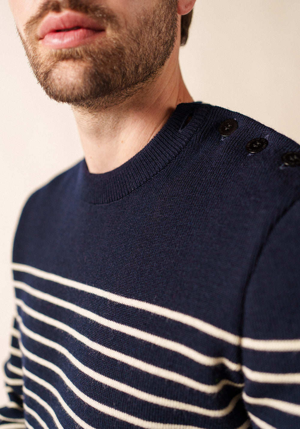 Pull marin Binic (MARINE/ECRU)