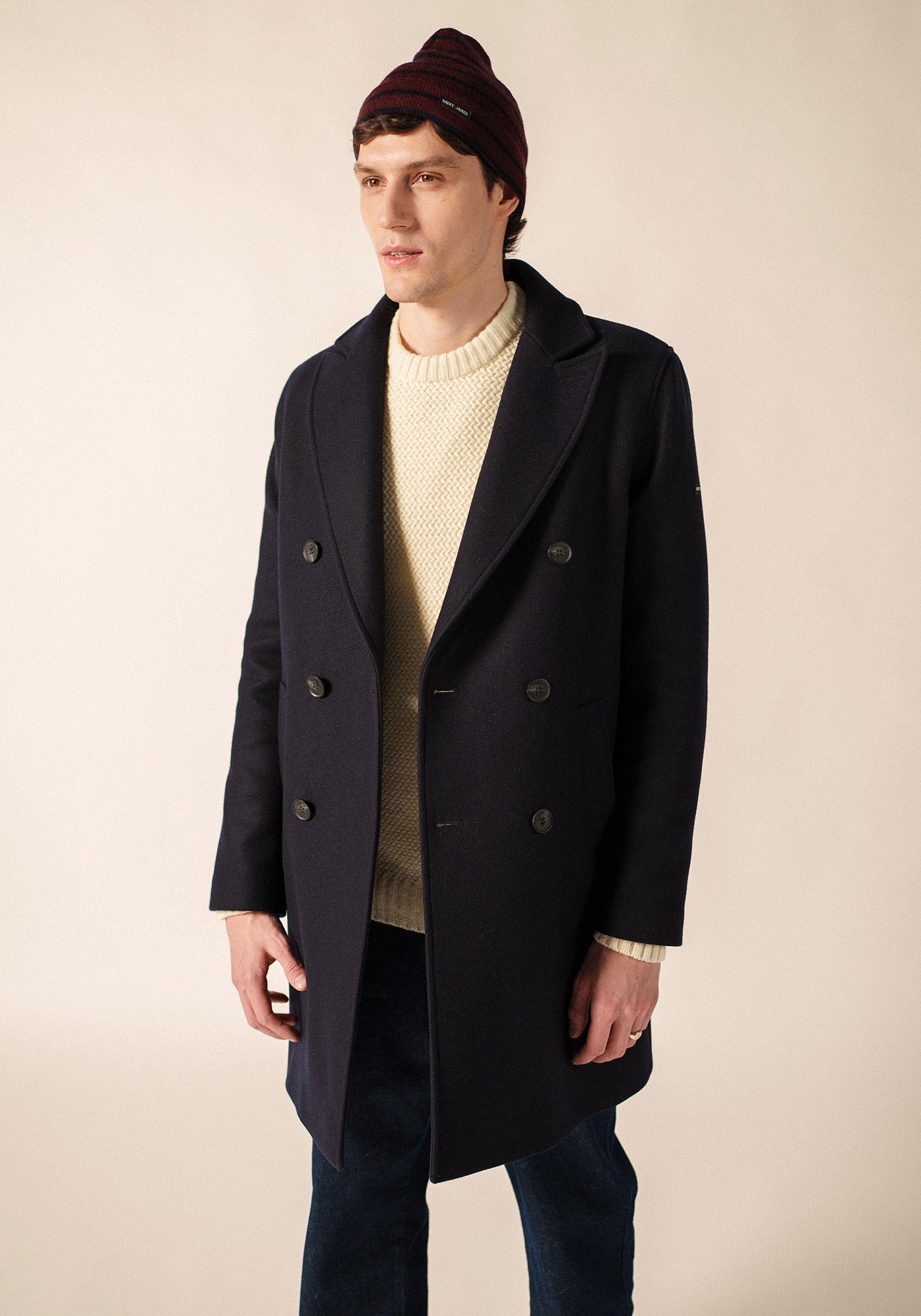 Bonnet de quart (TWEED/MARINE)