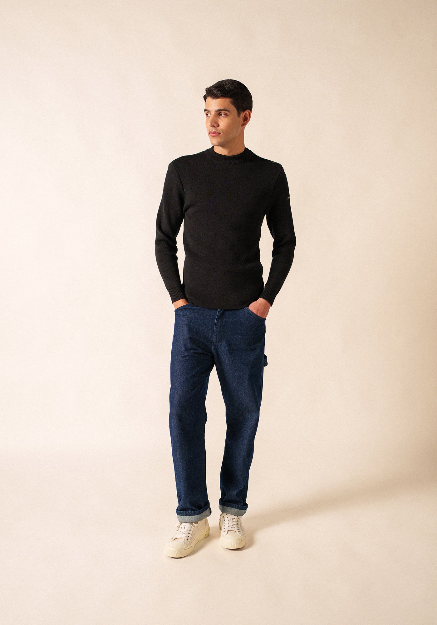 Pull marin Matelot (NOIR)