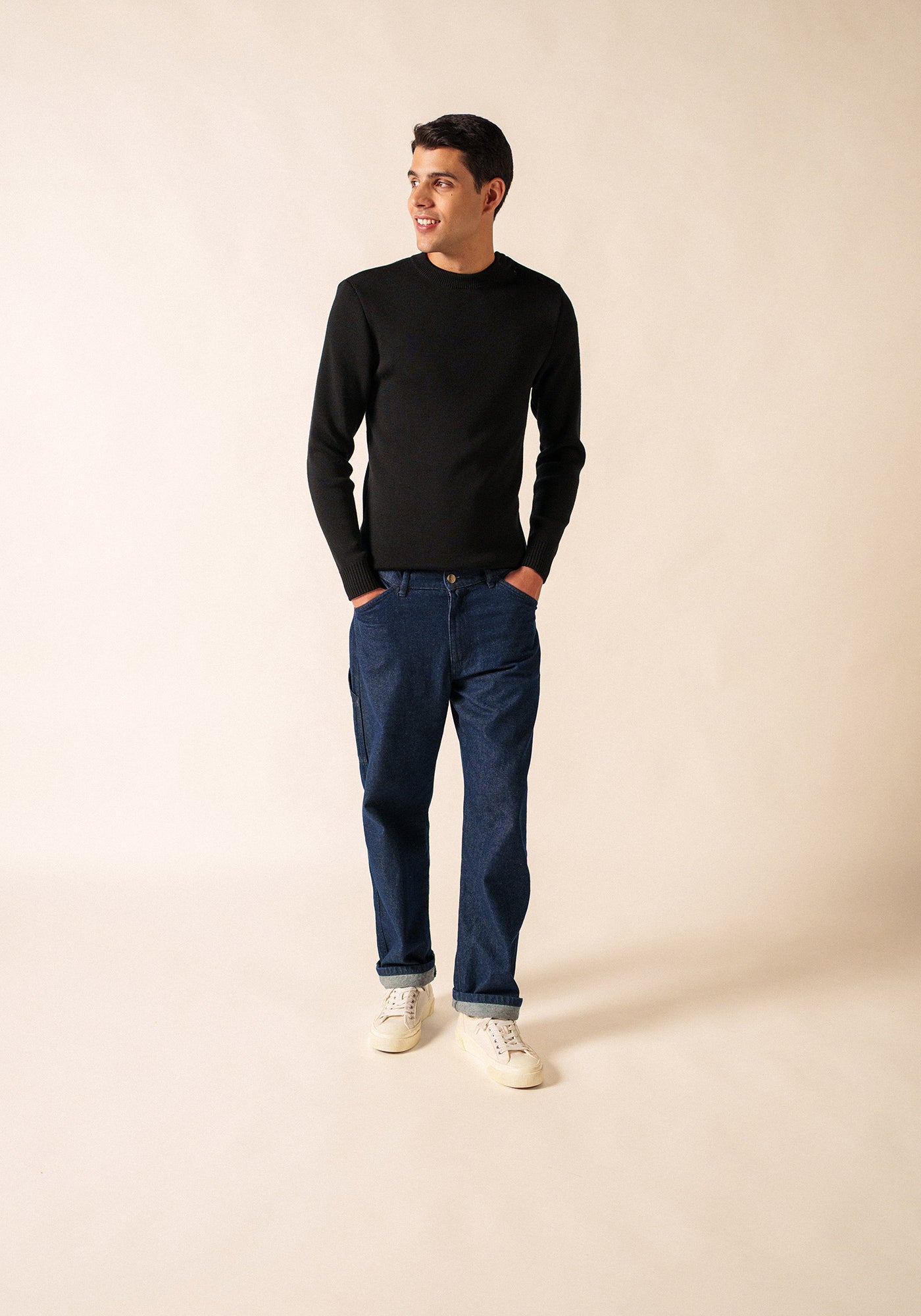 Pull marin Rochefort (NOIR)