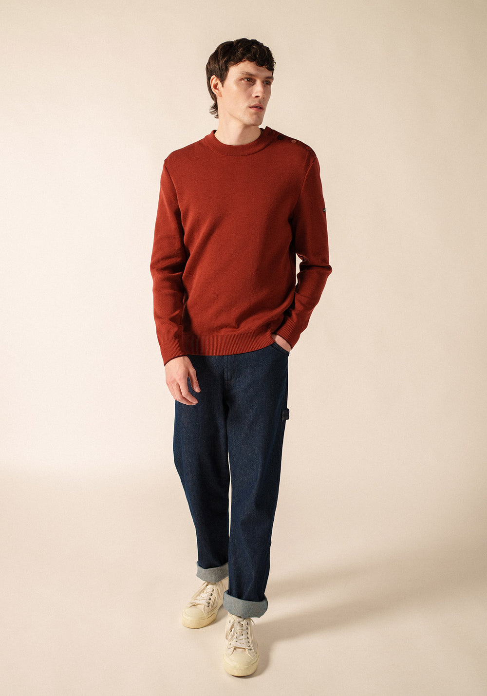 Pull Rives (TERRACOTTA/TWEED)