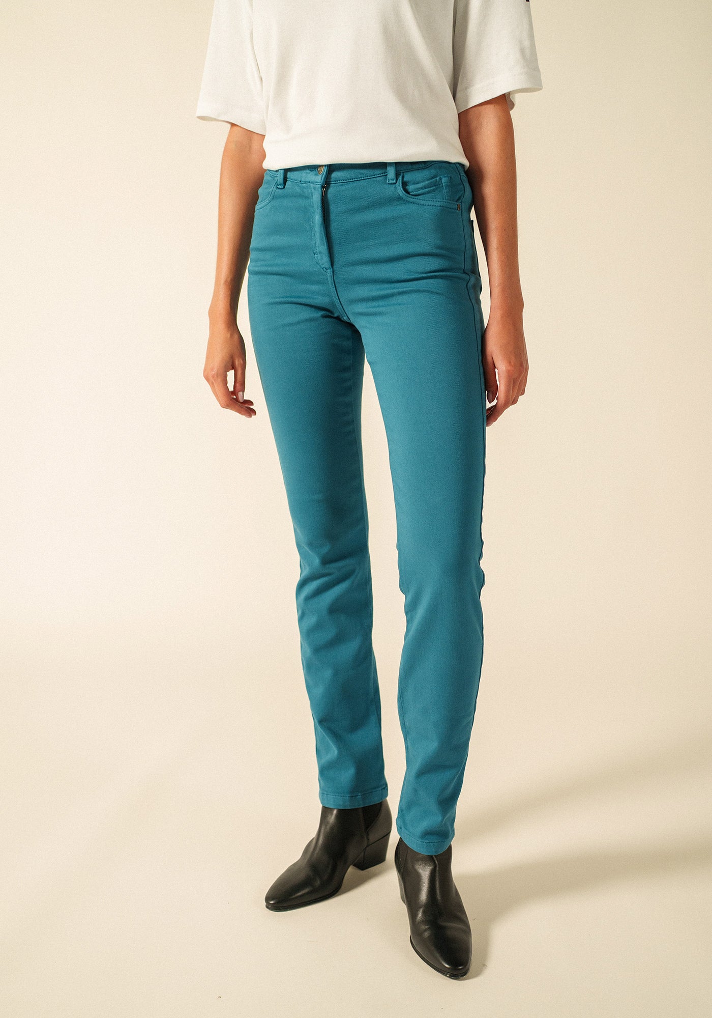 Pantalon Patricia Couleur (CELESTE)