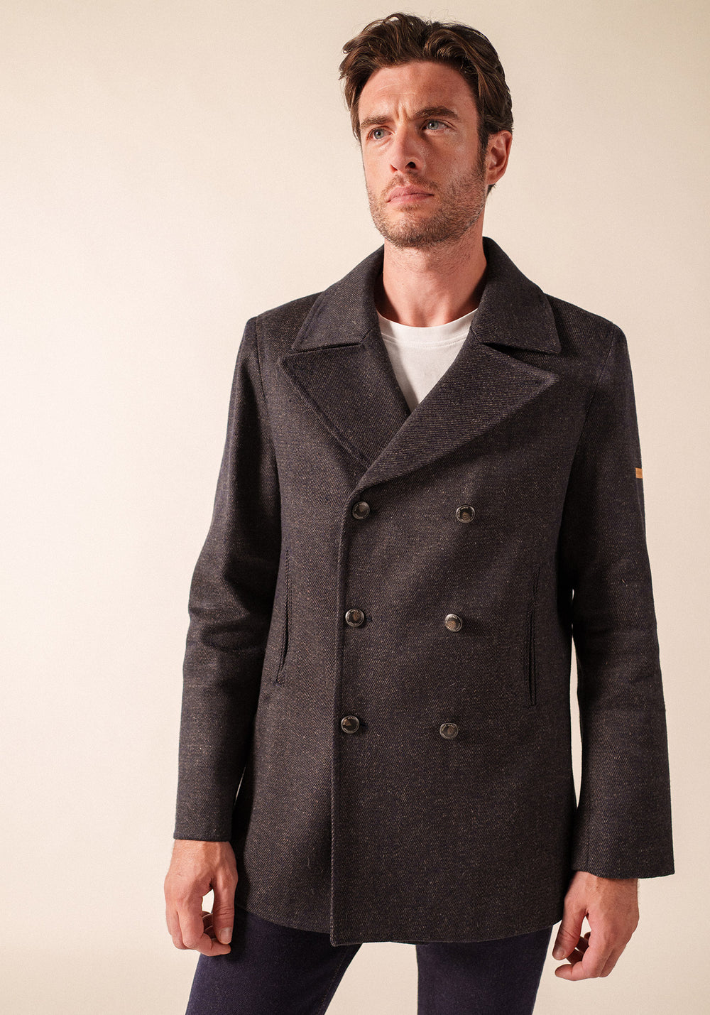 Caban Héritage homme x Atelier Tuffery (MARINE/CHANVRE)