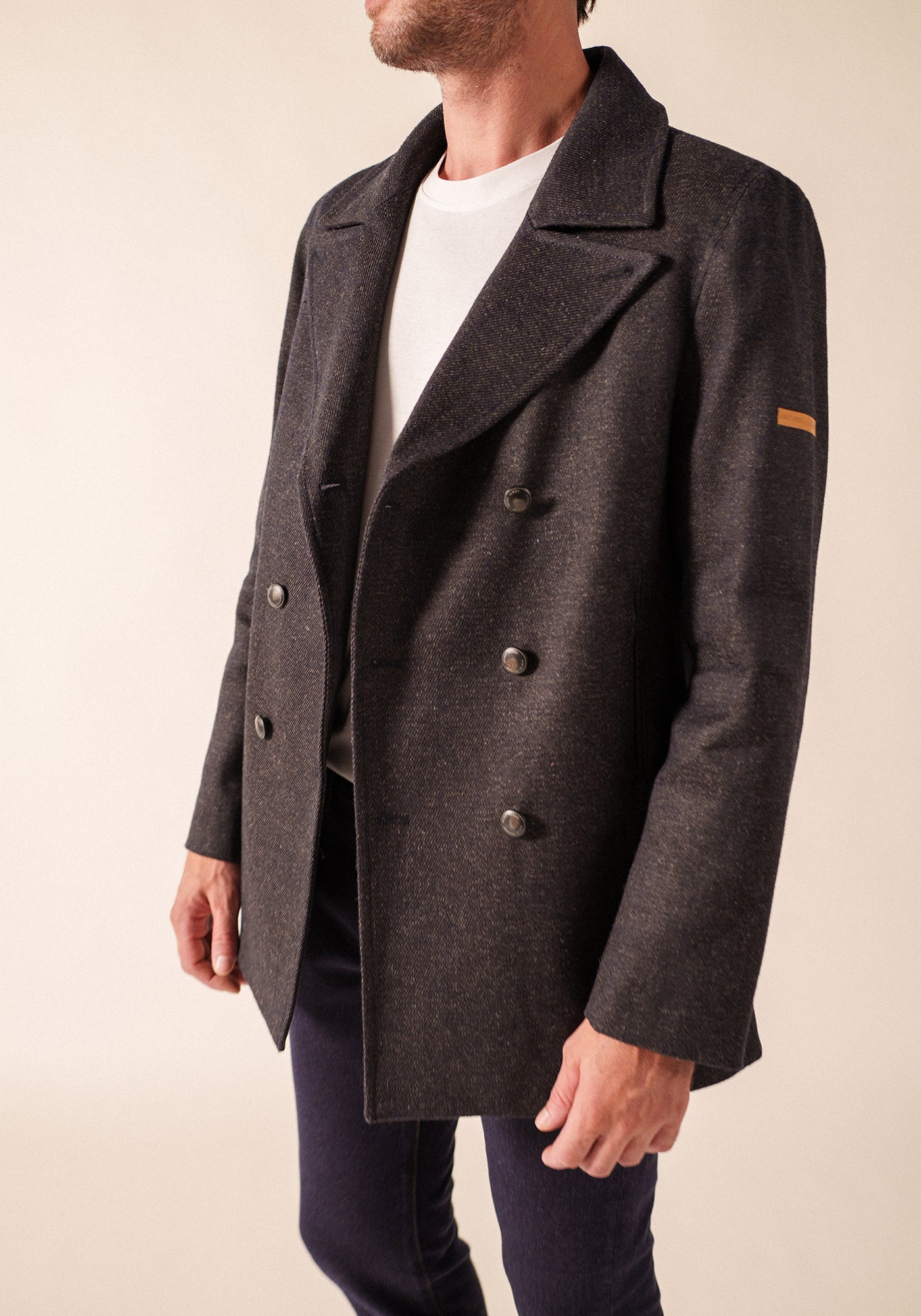 Caban Héritage homme x Atelier Tuffery (MARINE/CHANVRE)