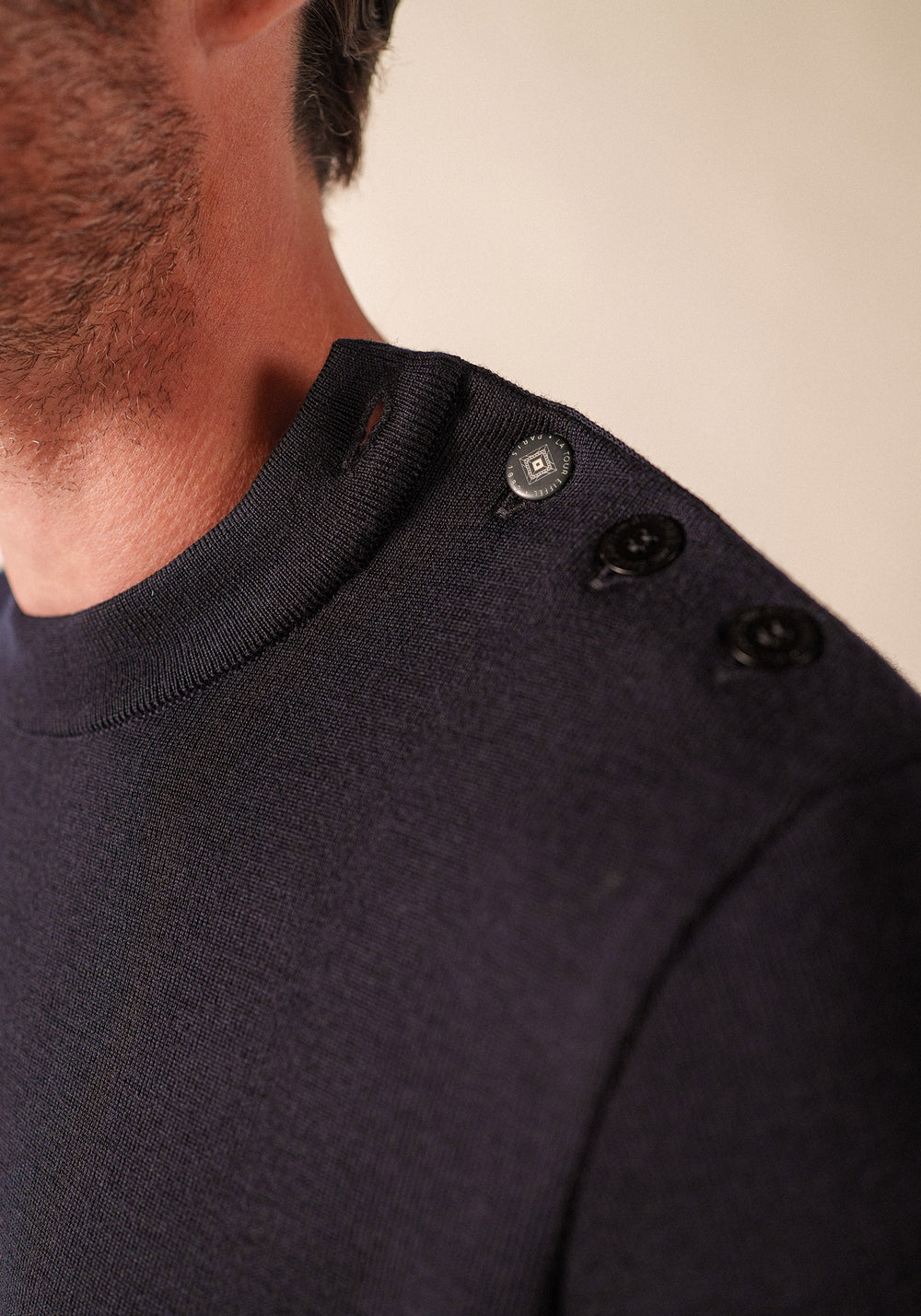 Pull Mondiovision x La tour Eiffel (NAVY/ECUME)
