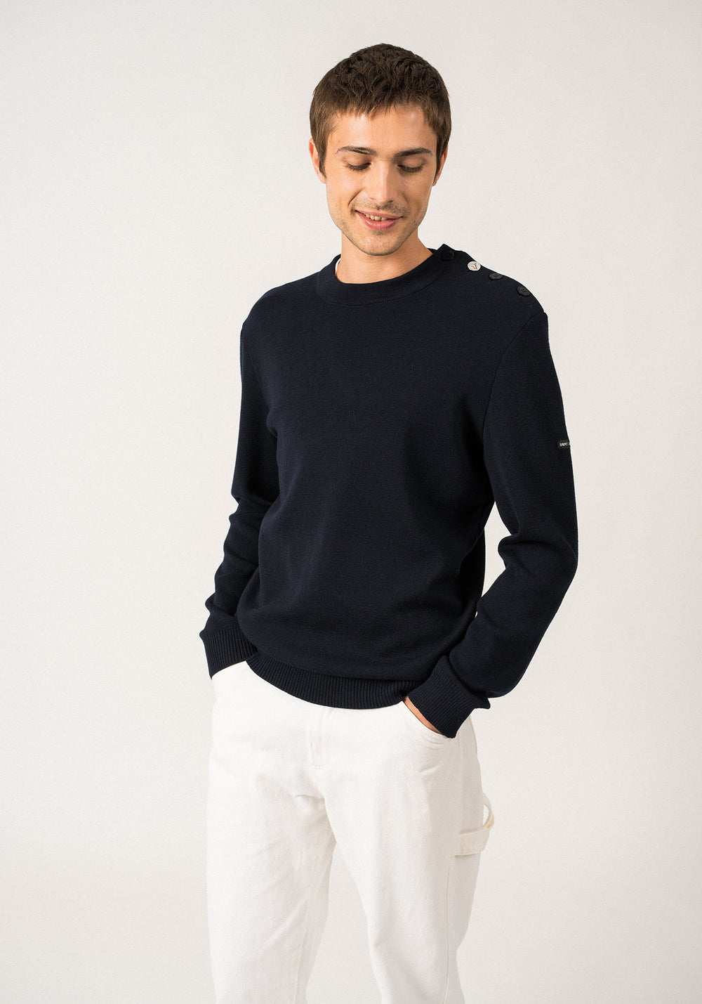 Pull Mondiovision x le Mont Saint-Michel (NAVY/MULTICO)