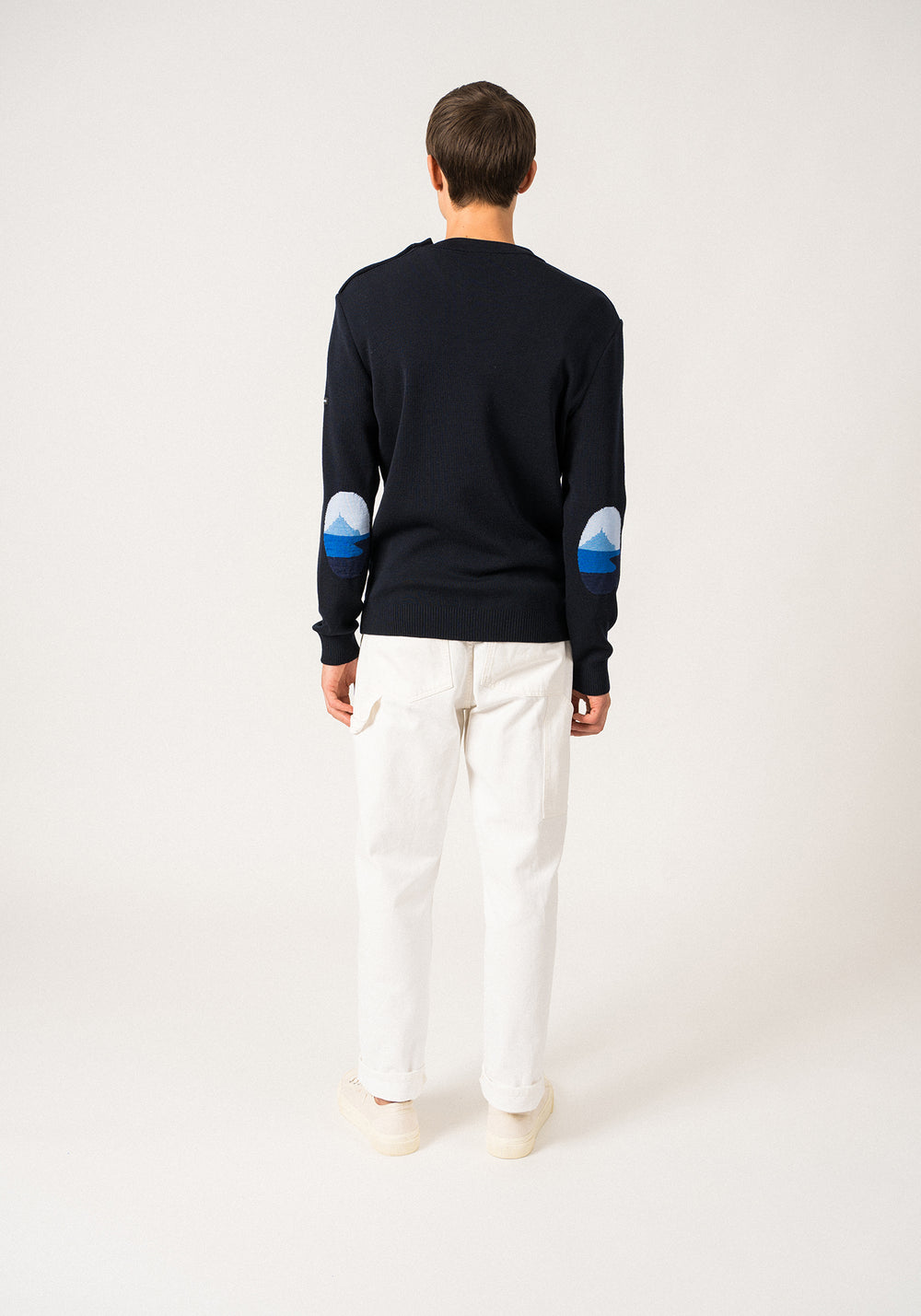 Pull Mondiovision x le Mont Saint-Michel (NAVY/MULTICO)