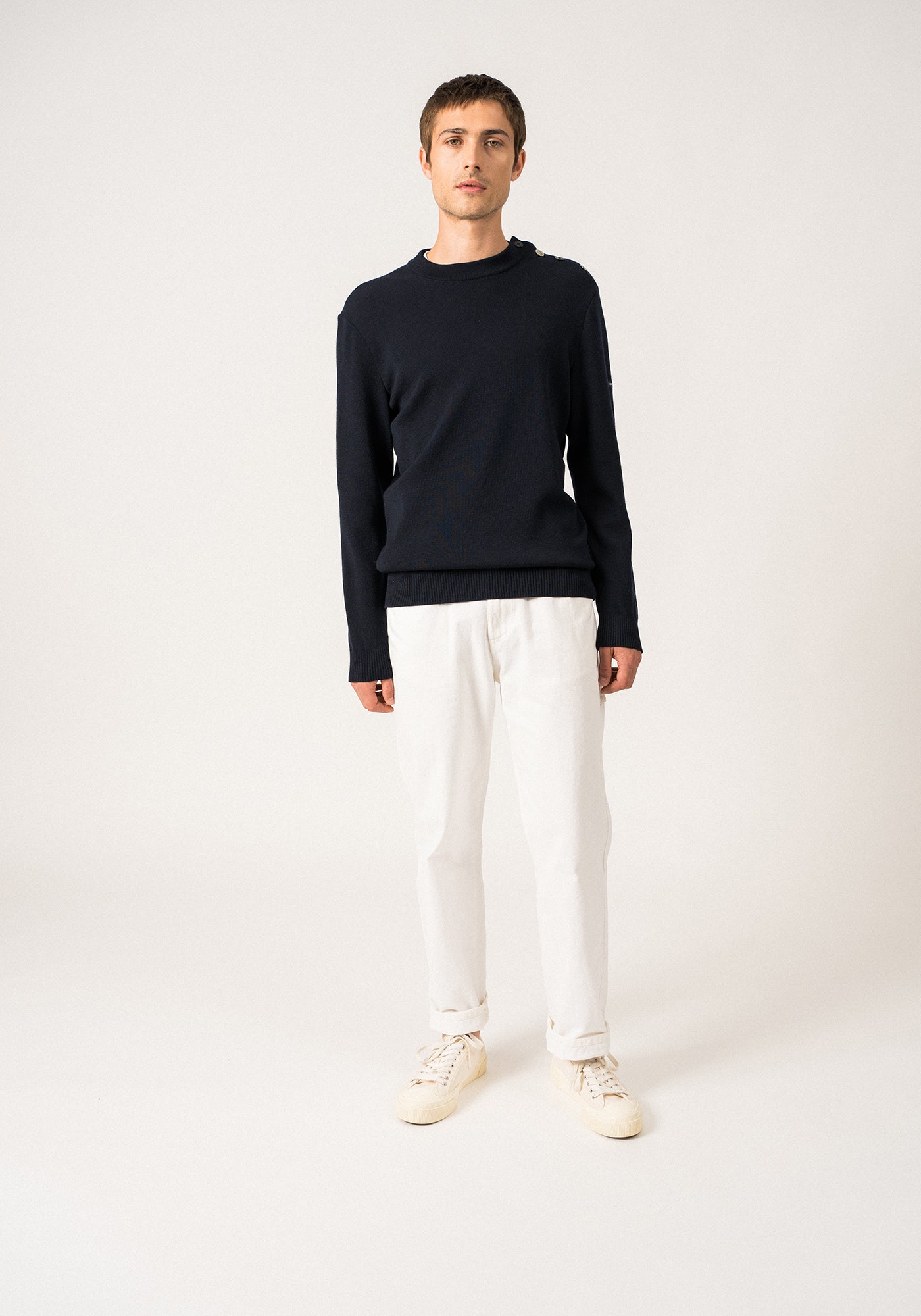 Pull Mondiovision x le Mont Saint-Michel (NAVY/MULTICO)
