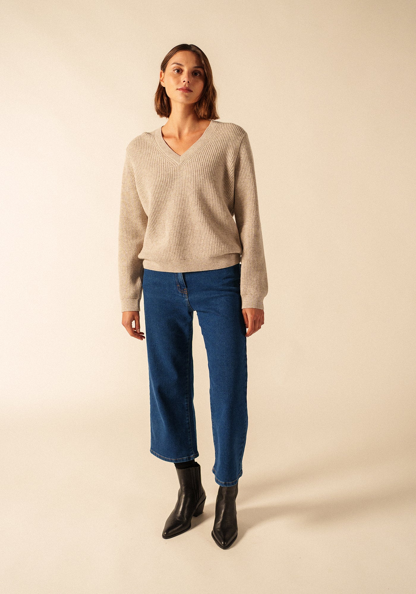 Pull Lancy (BEIGE CHINE)
