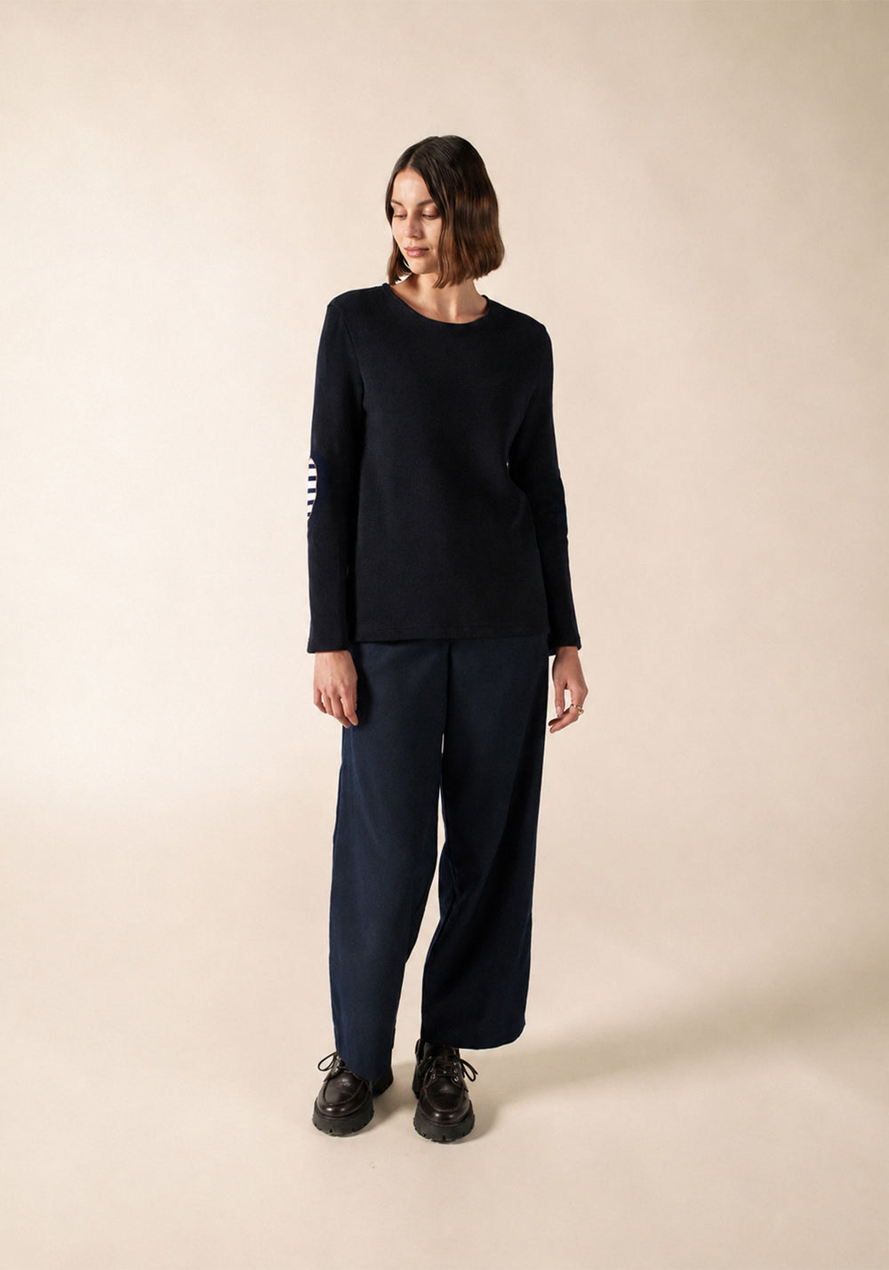 Pull Vaujany (NAVY/ECRU/NAVY)