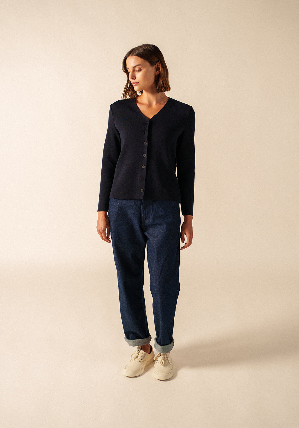 Gilet Brévands coudières (NAVY/NORMANDIE)