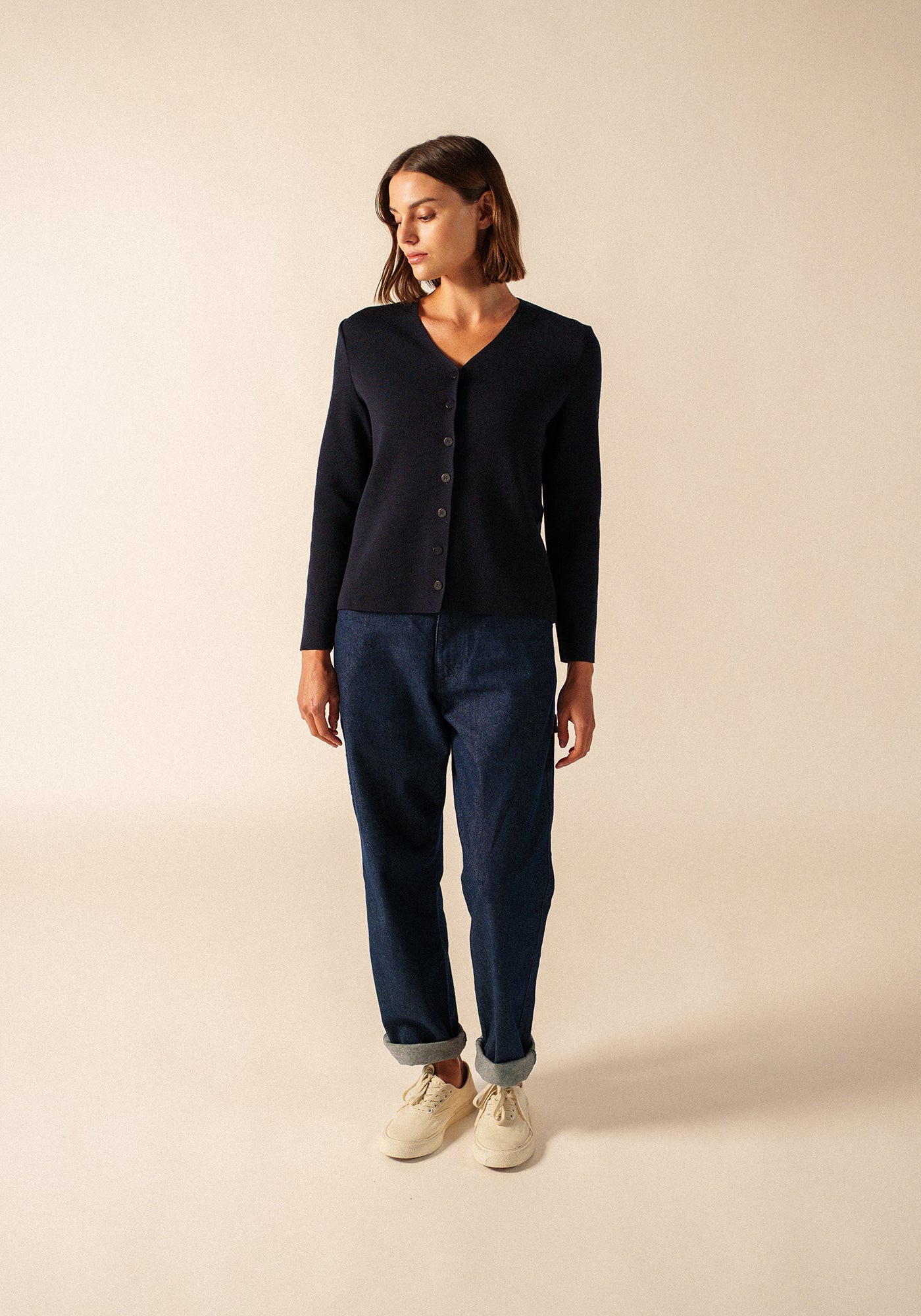 Gilet Brévands coudières (NAVY/NORMANDIE)