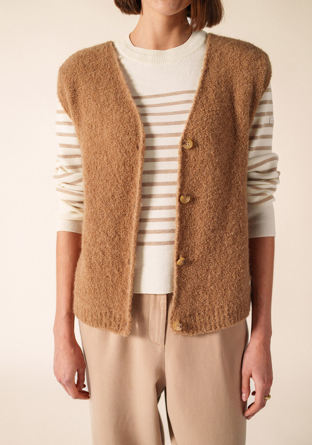 Gilet Cadéac (BEIGE FONCE)