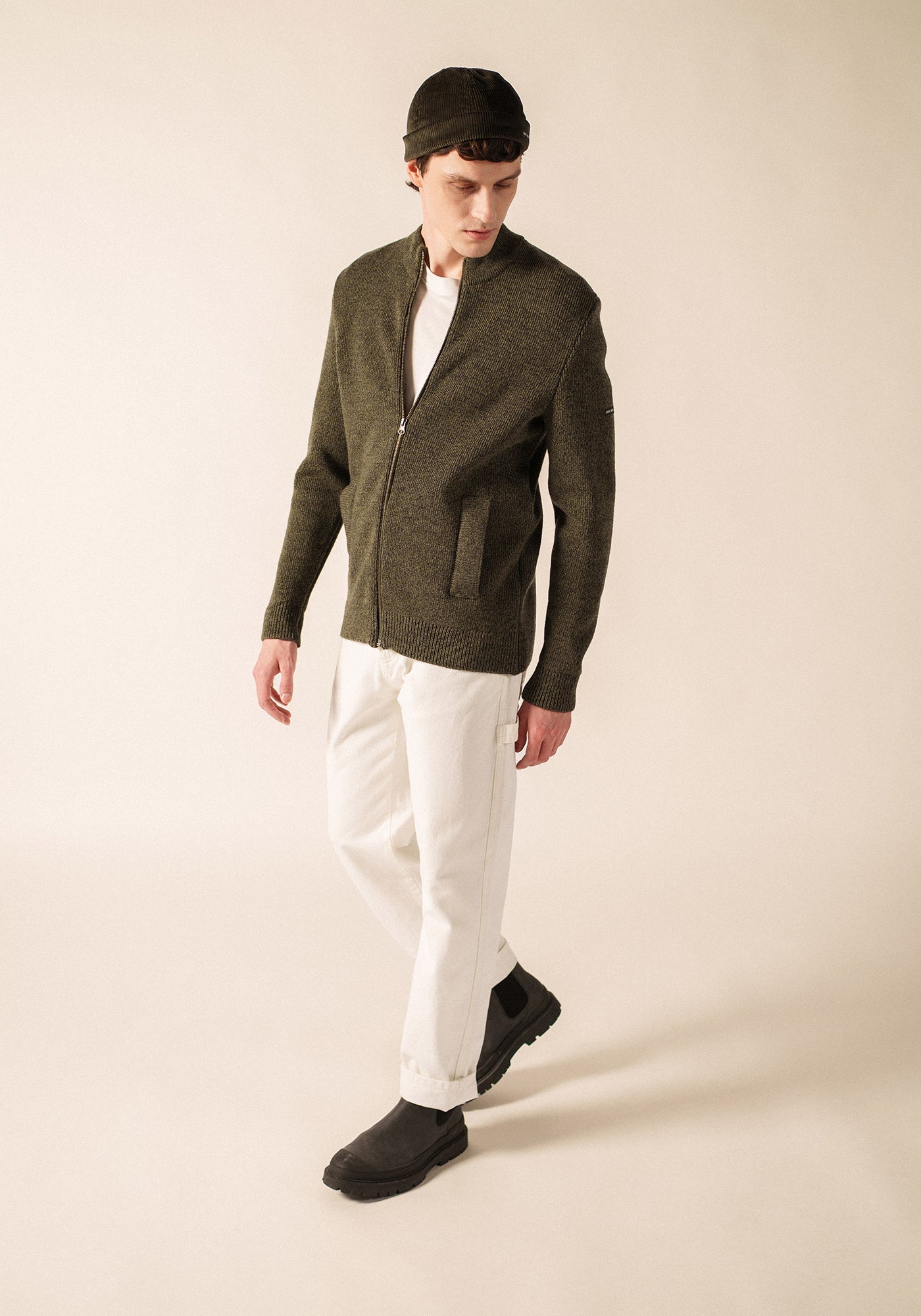 Gilet Piau (GRIS/FOUGERE)