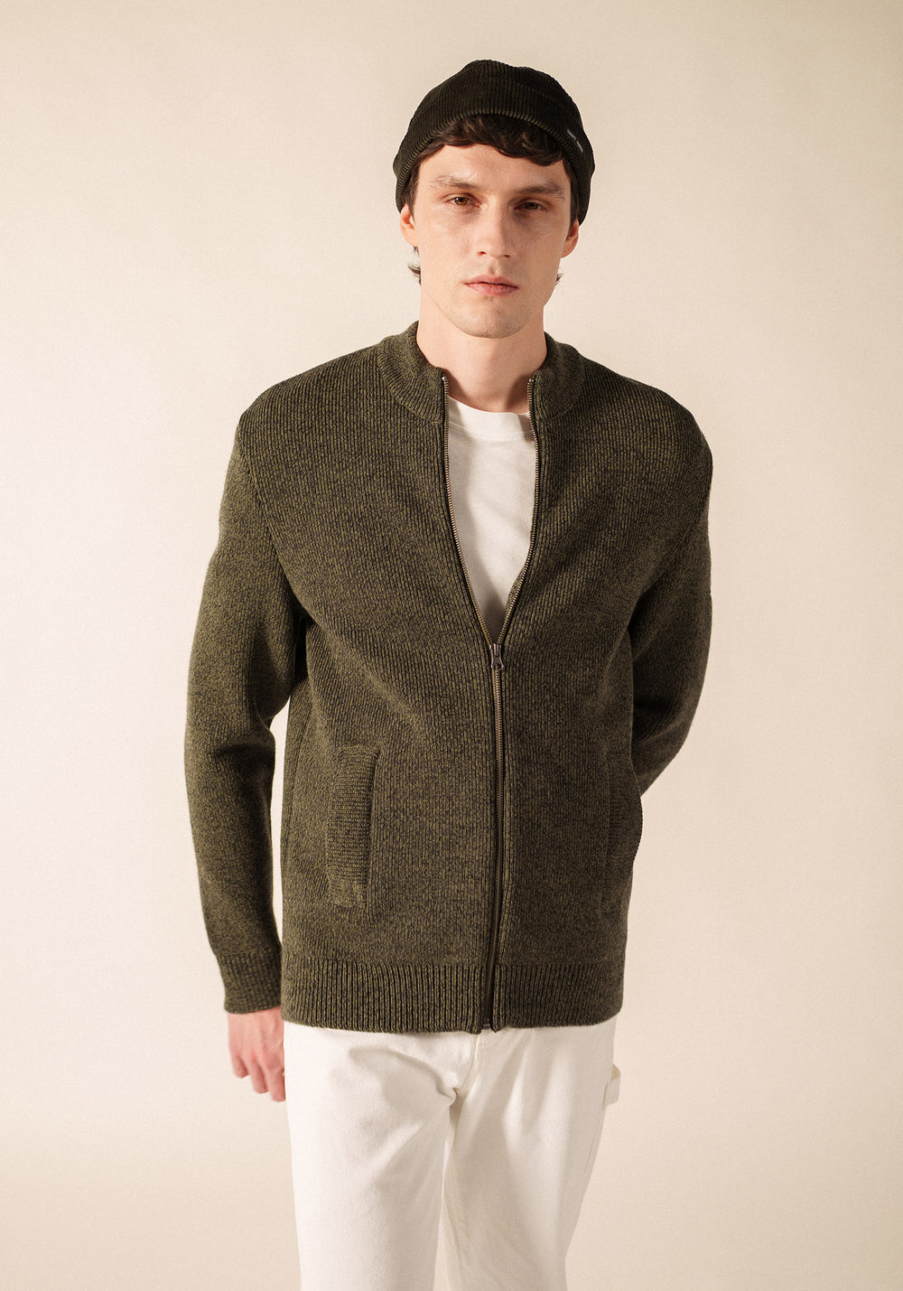 Gilet Piau (GRIS/FOUGERE)