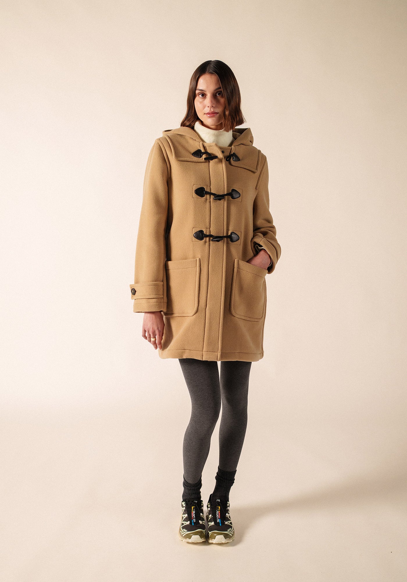 Duffle-coat classique (BEIGE FONCE)