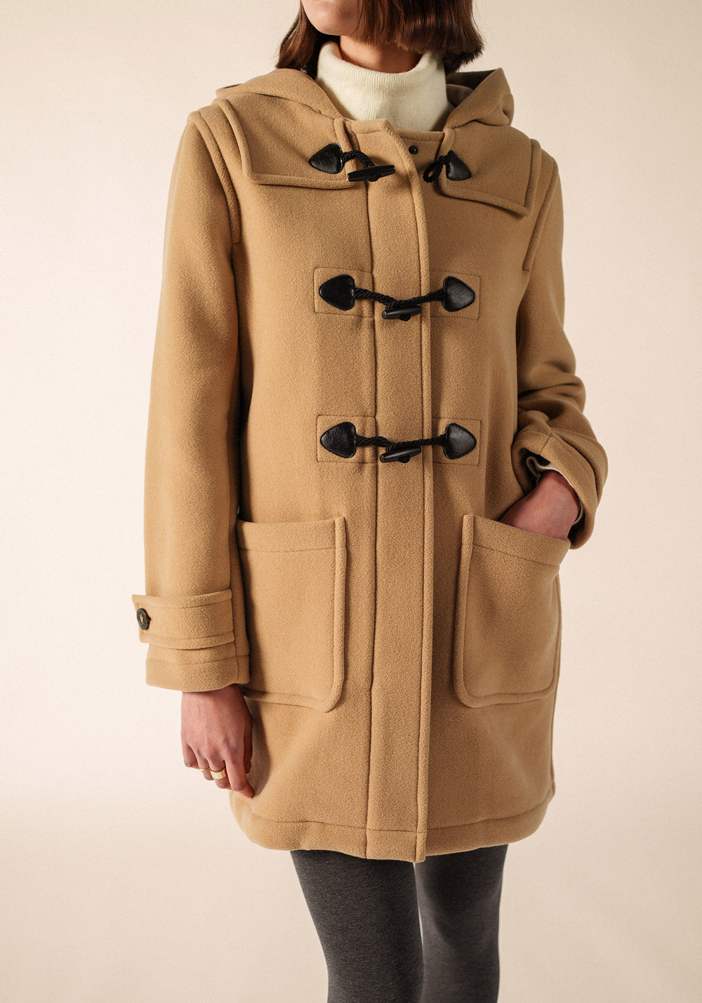 Duffle-coat classique (BEIGE FONCE)
