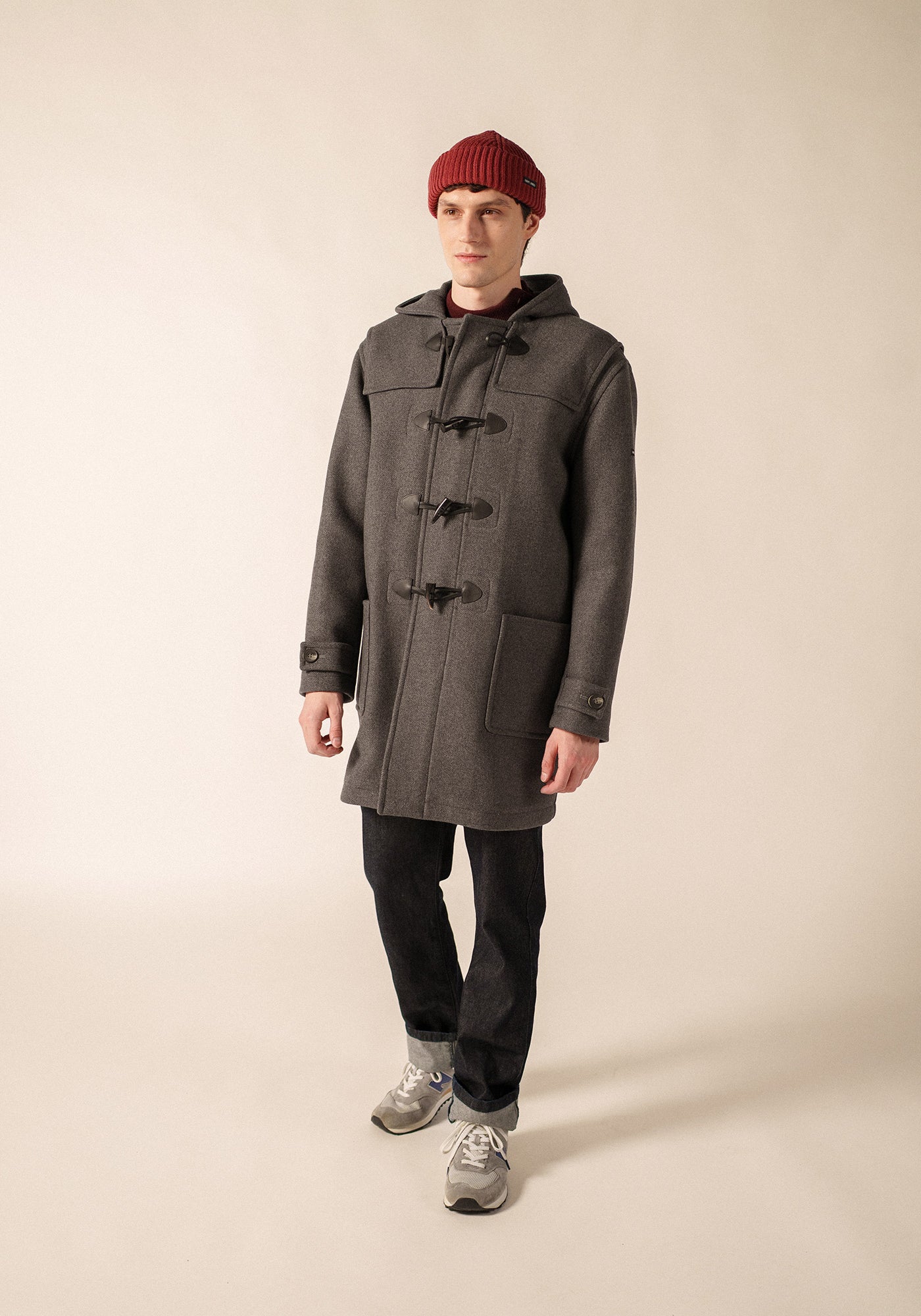 Duffle coat classique (GRIS)