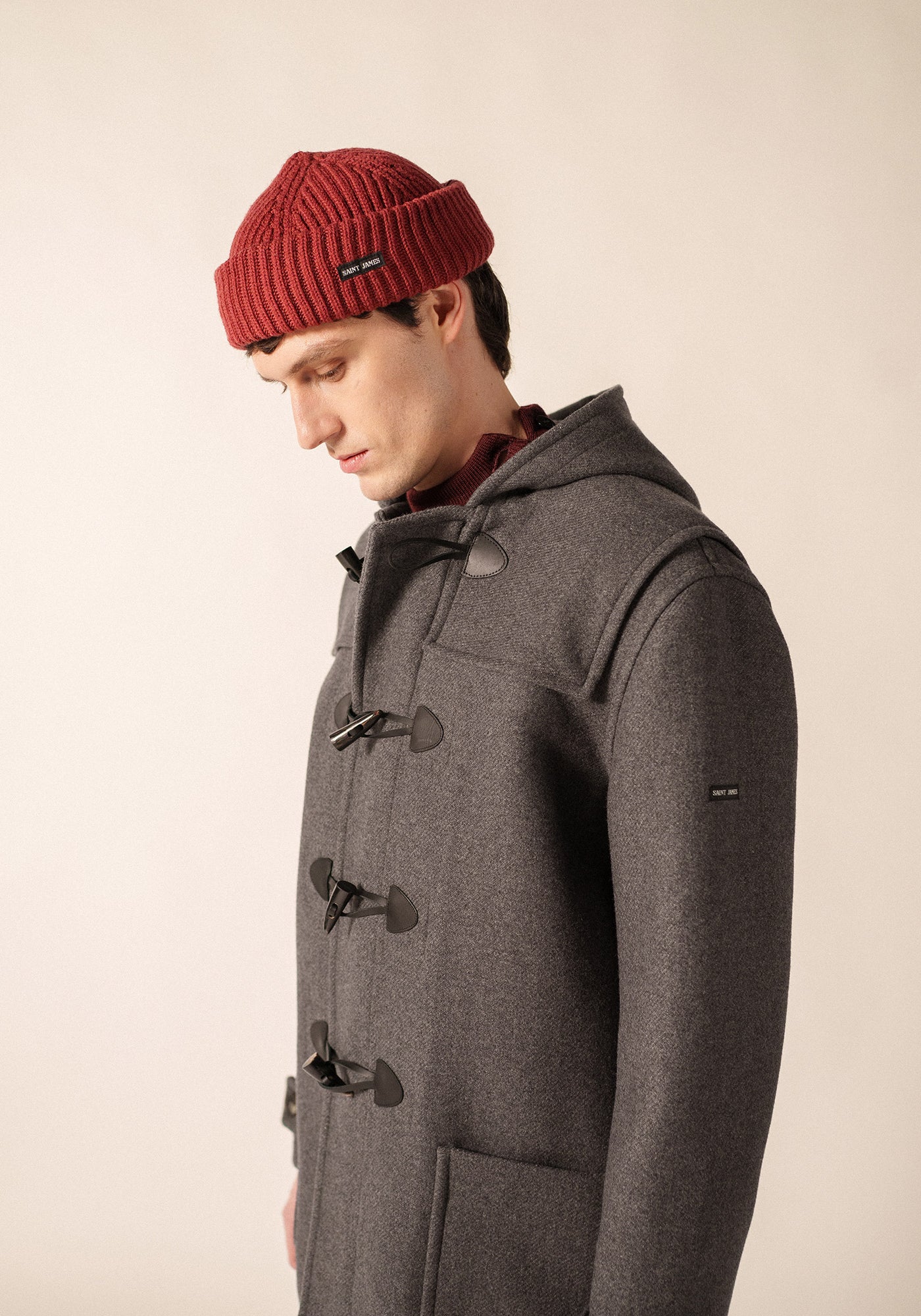 Duffle coat classique (GRIS)