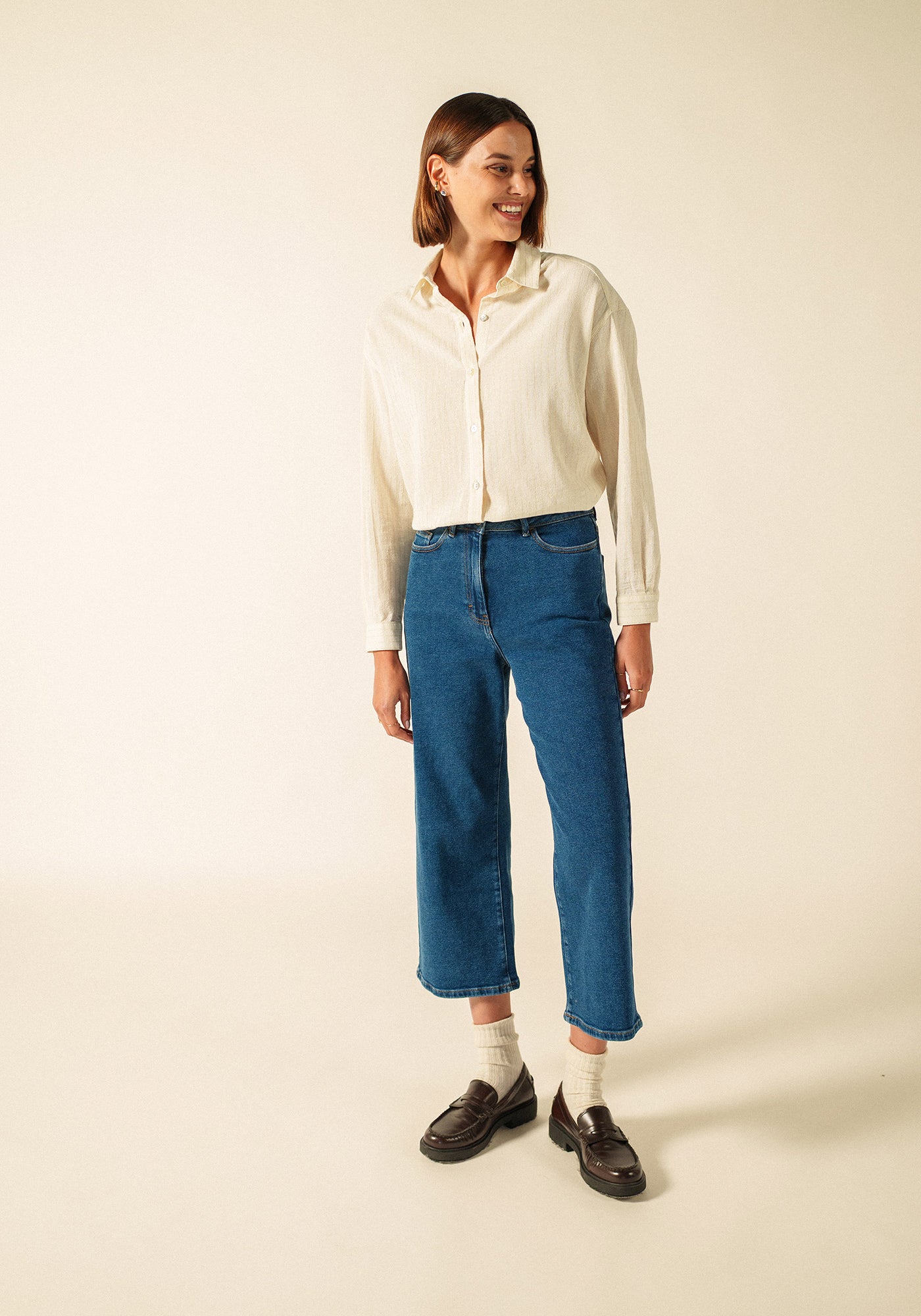 Chemise Laury (ECRU/CHAMPAGNE)
