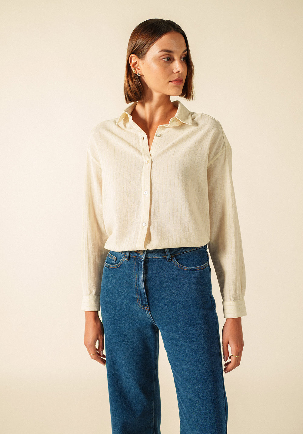 Chemise Laury (ECRU/CHAMPAGNE)