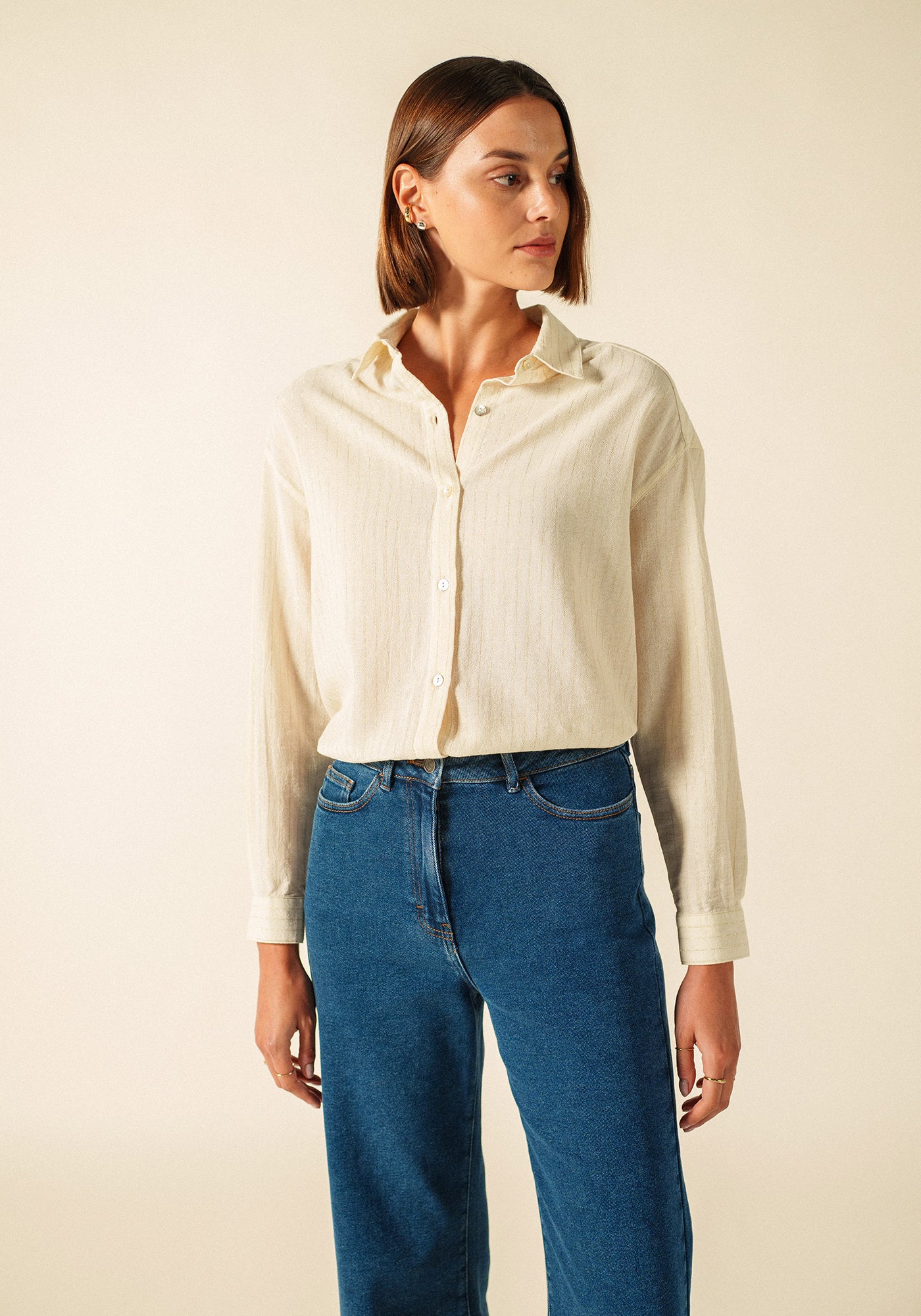 Chemise Laury (ECRU/CHAMPAGNE)