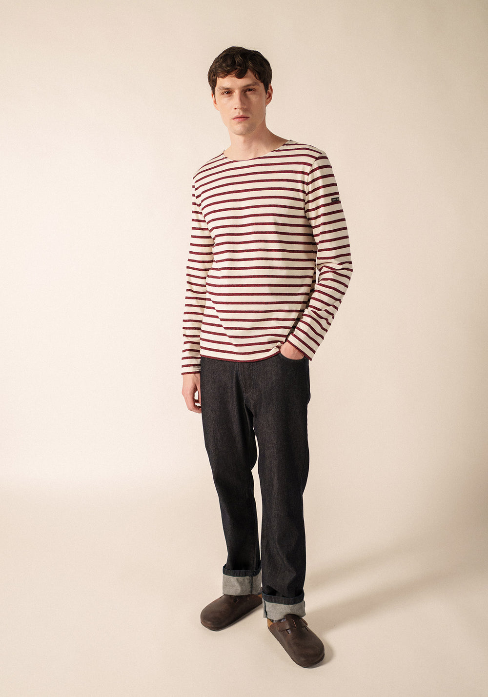 Marinière Beille (ECRU/TWEED)