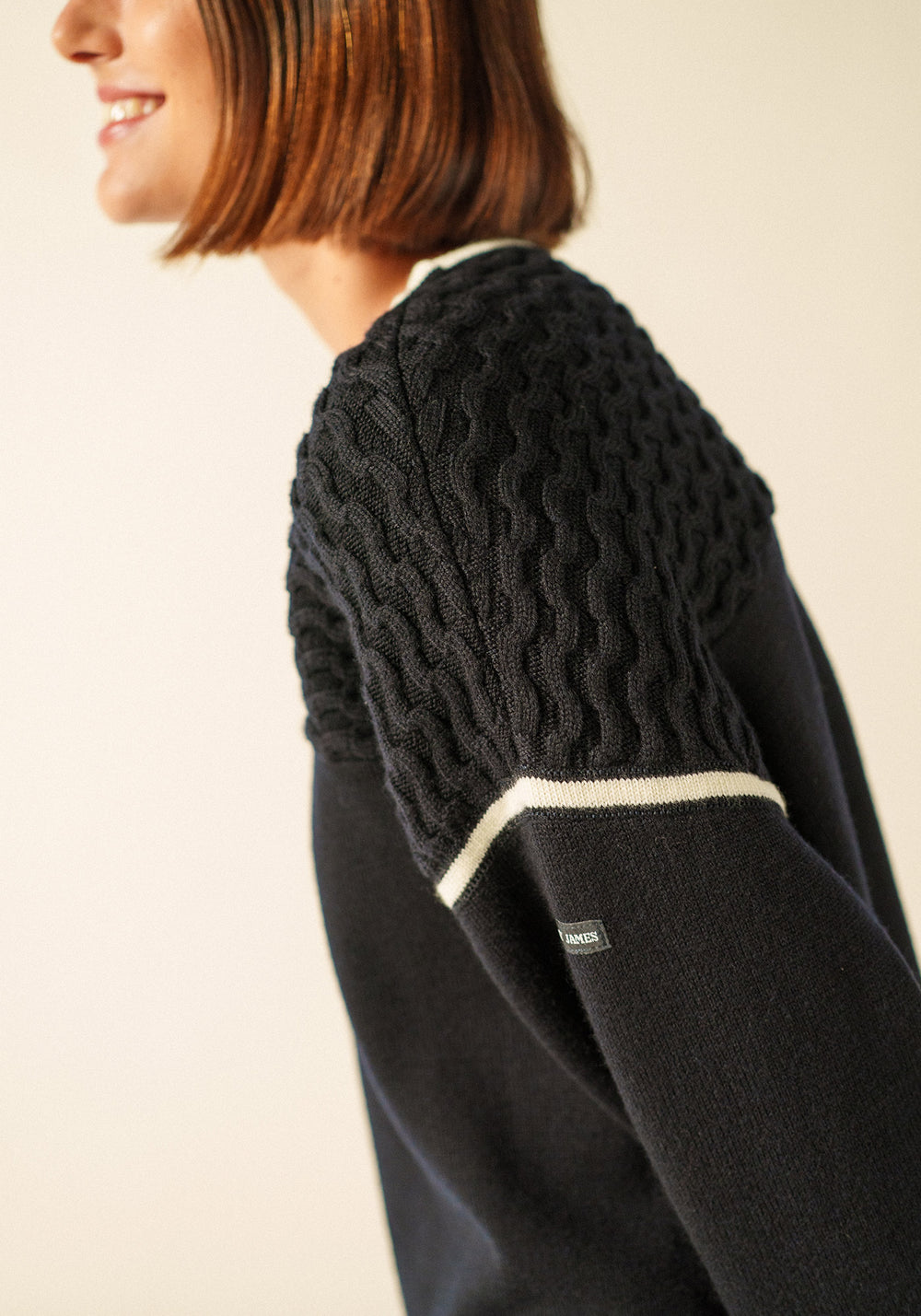 Pull Drift x Isabelle Ballu (NAVY/ECRU)