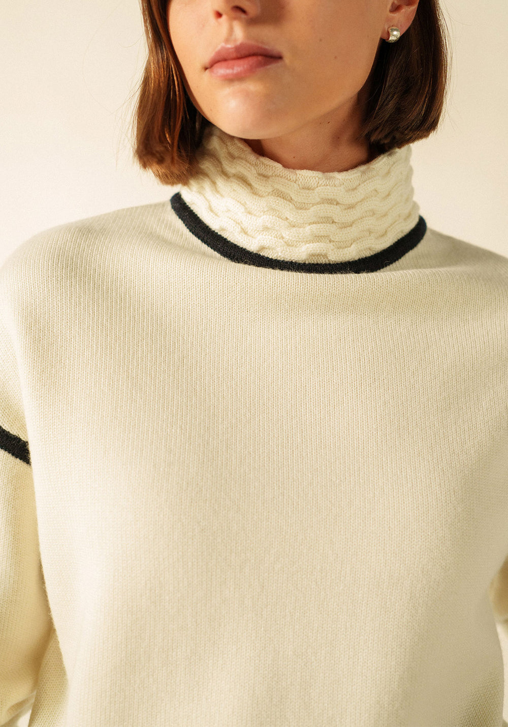 Pull Swell x Isabelle Ballu (ECRU/NAVY)