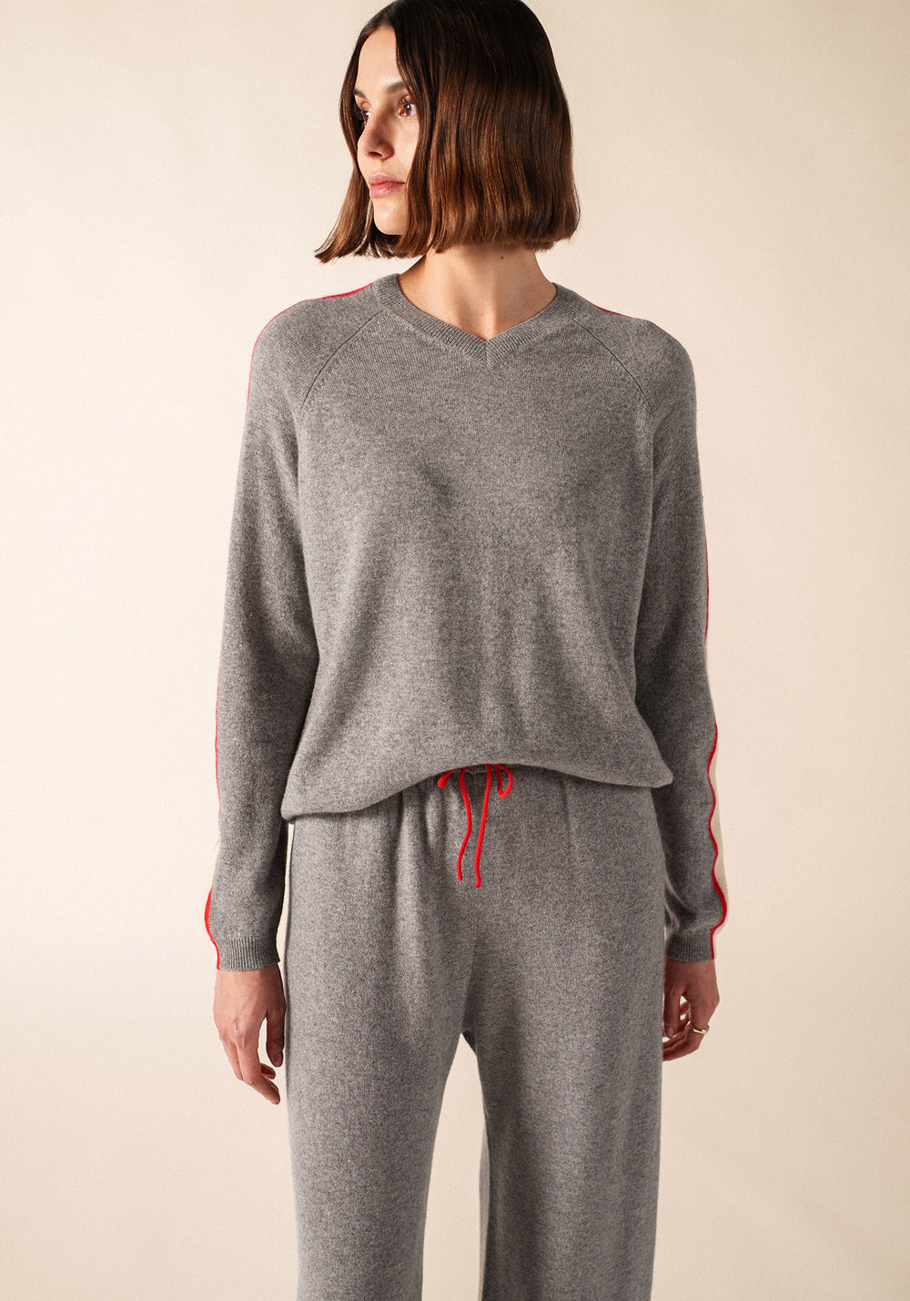 Pull Noosa x Collette Dinnigan (GRIS CHINE/ECUME/TULIPE)
