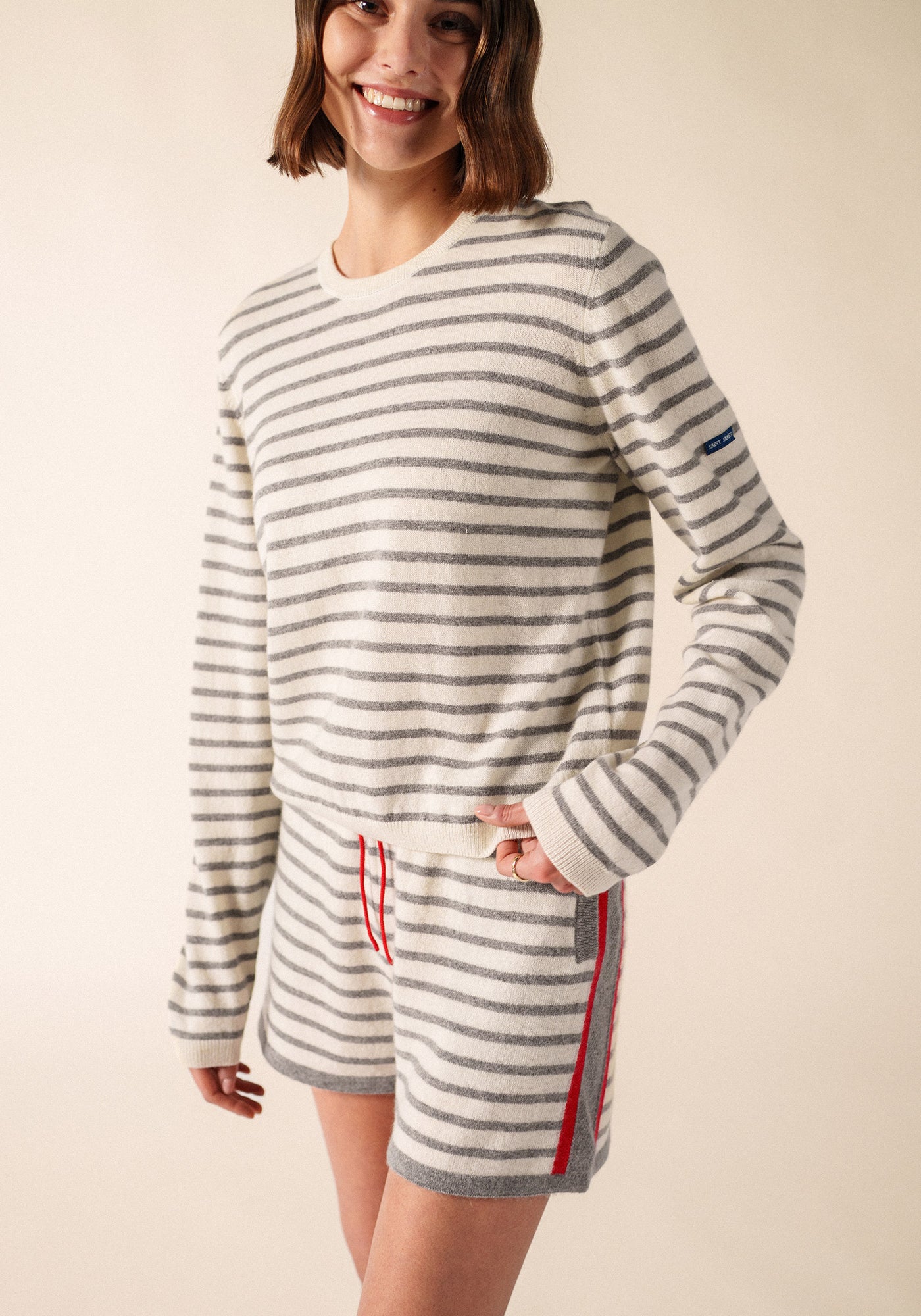 Pull Port Willunga x Collette Dinnigan (ECUME/GRIS CHINE)