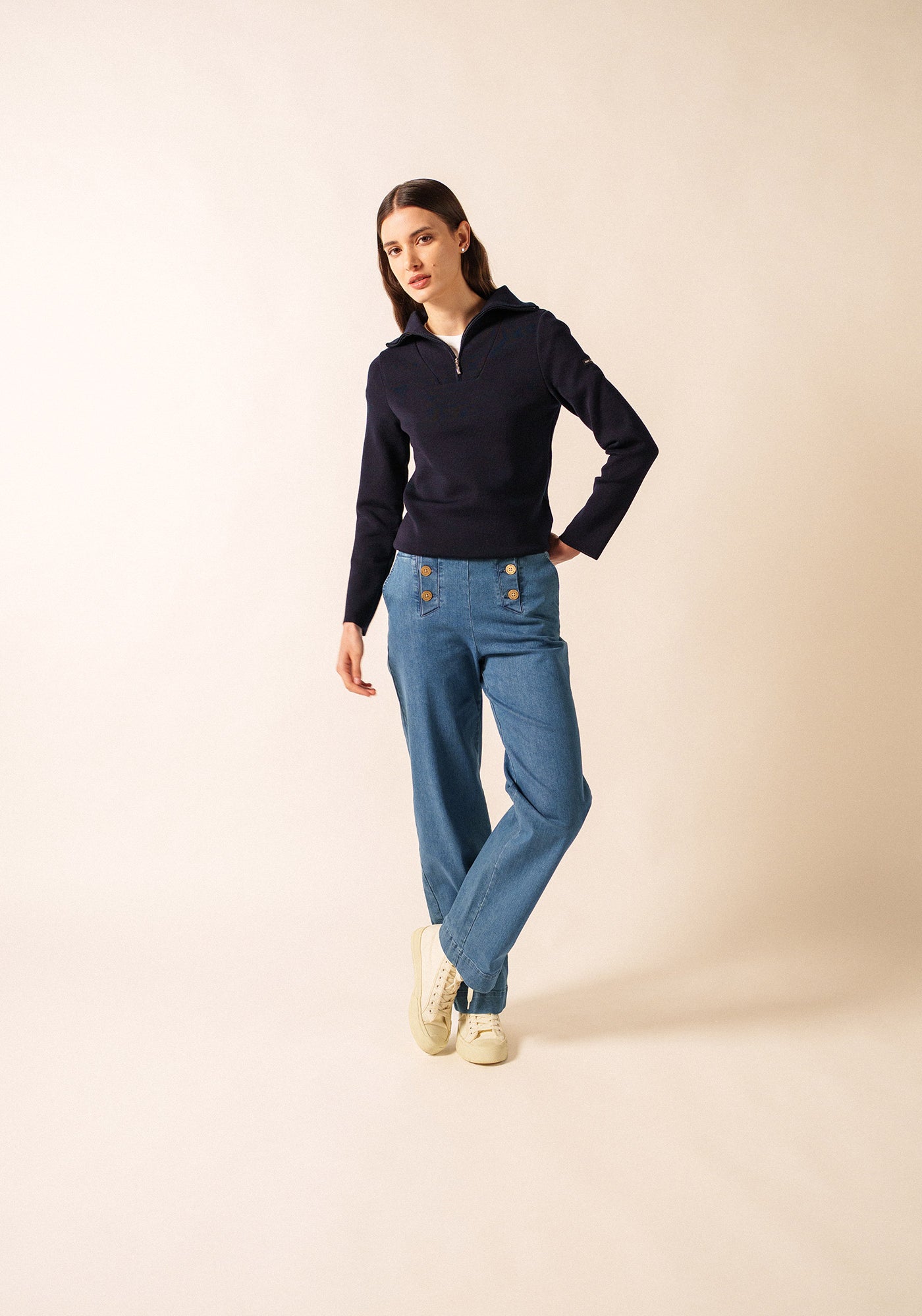 Pull Passerelle (NAVY)