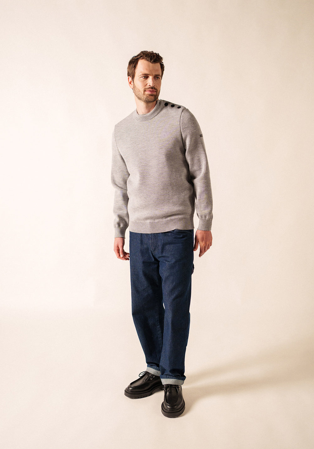 Pull marin Cancale (GRIS CLAIR)