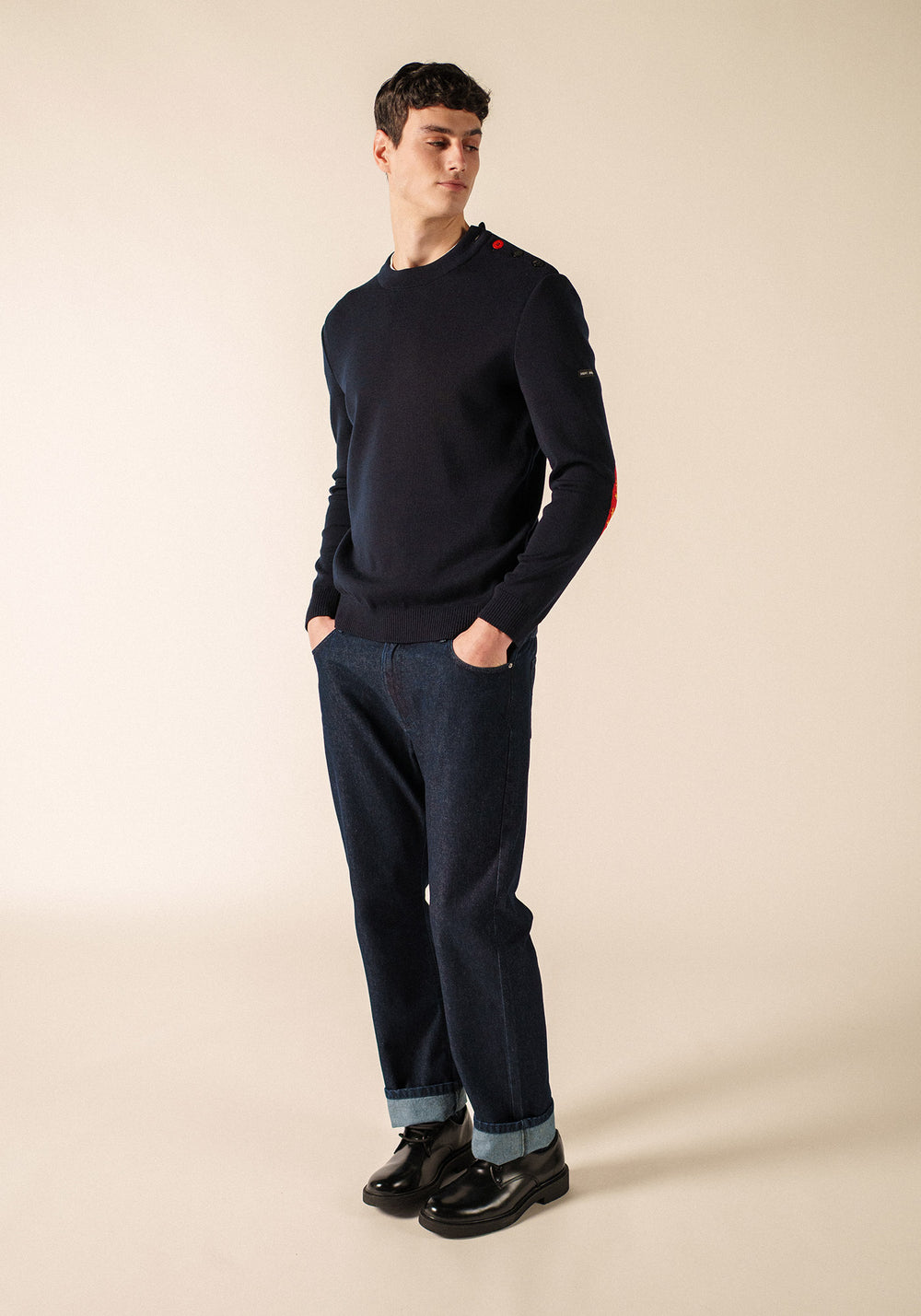Pull Mondiovision Normandie (NAVY/MULTICO)