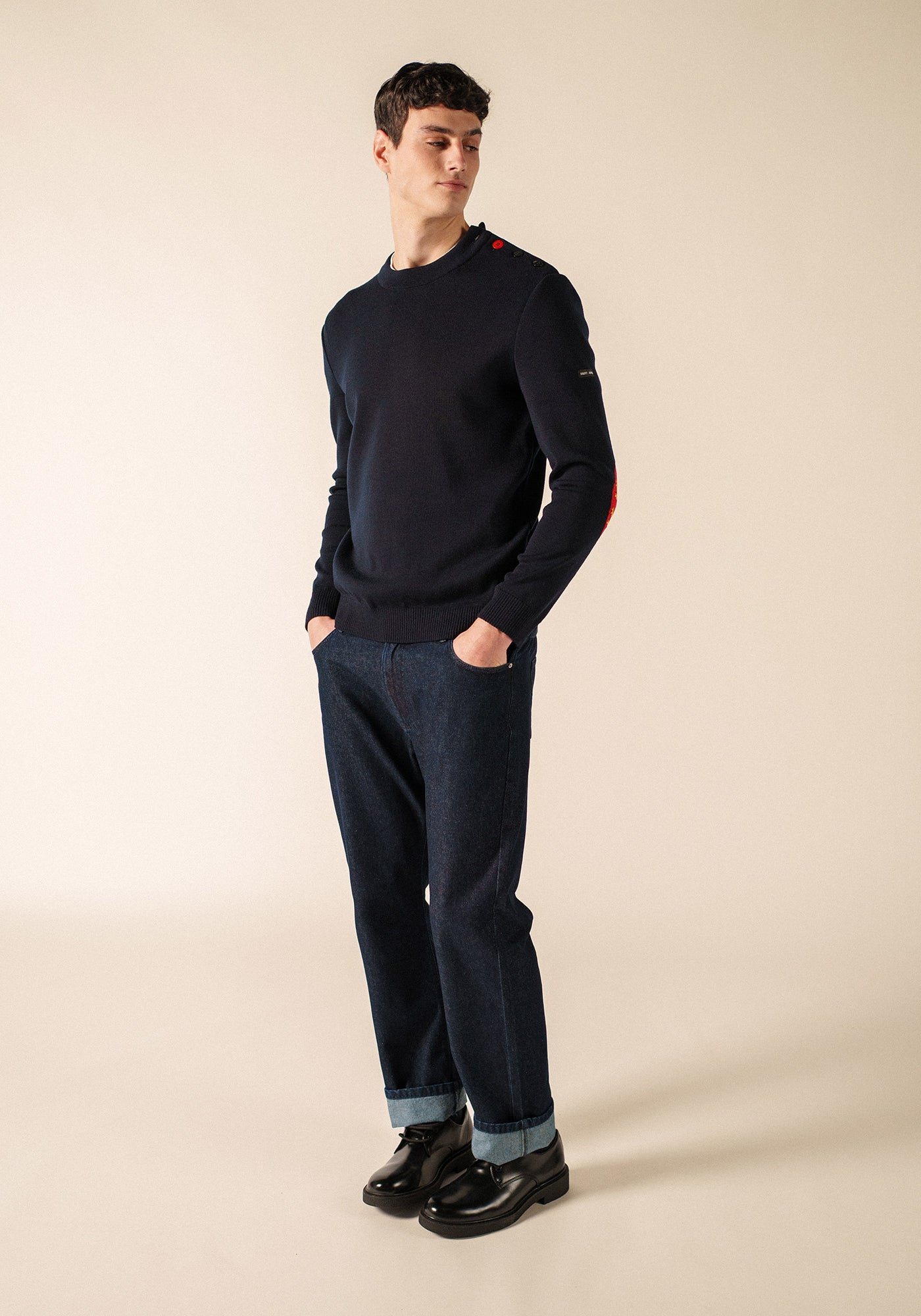 Pull Mondiovision Normandie (NAVY/MULTICO)